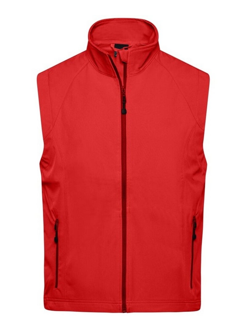 James and Nicholson - Veste sans manches Rouge - Kiabi