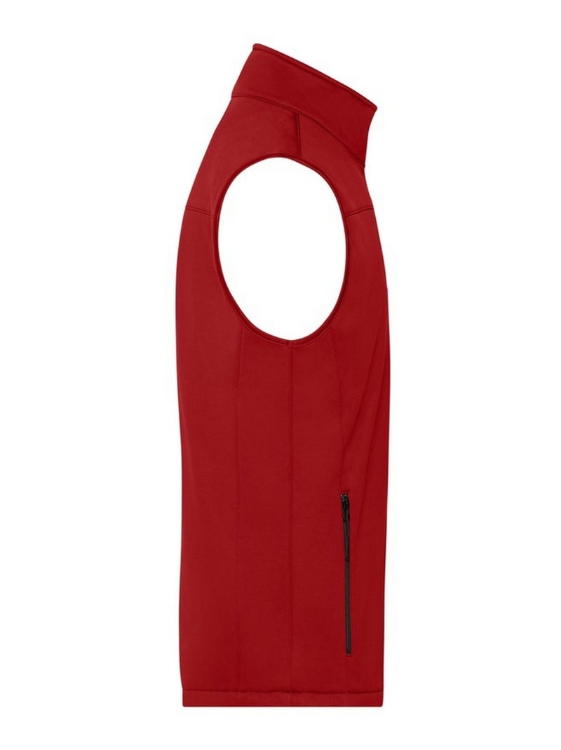 James and Nicholson - Veste sans manches Rouge - Kiabi