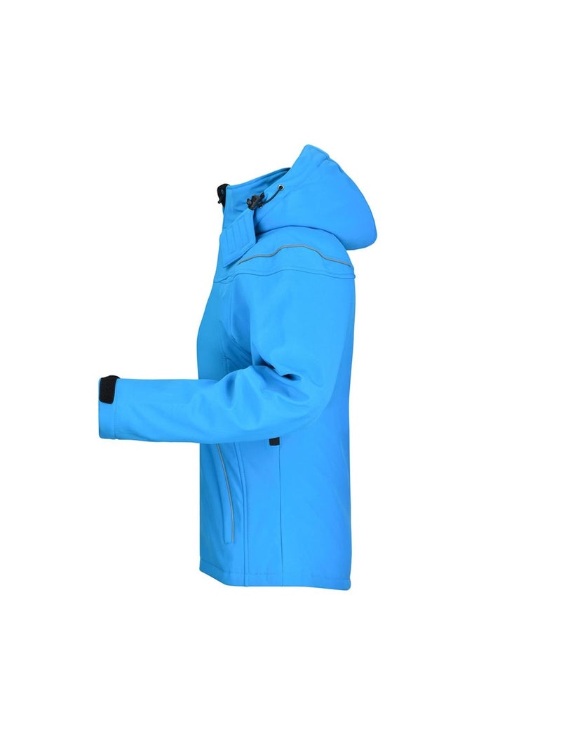 James and Nicholson - Veste softshell Bleu aqua - Kiabi