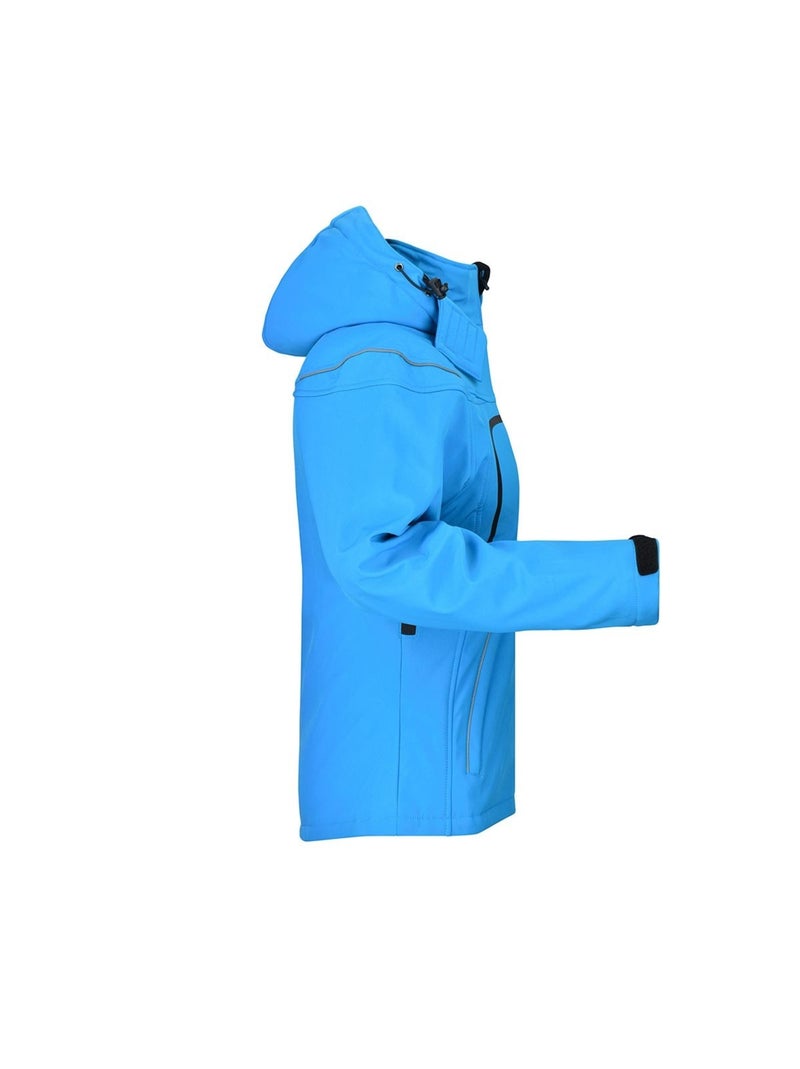 James and Nicholson - Veste softshell Bleu aqua - Kiabi