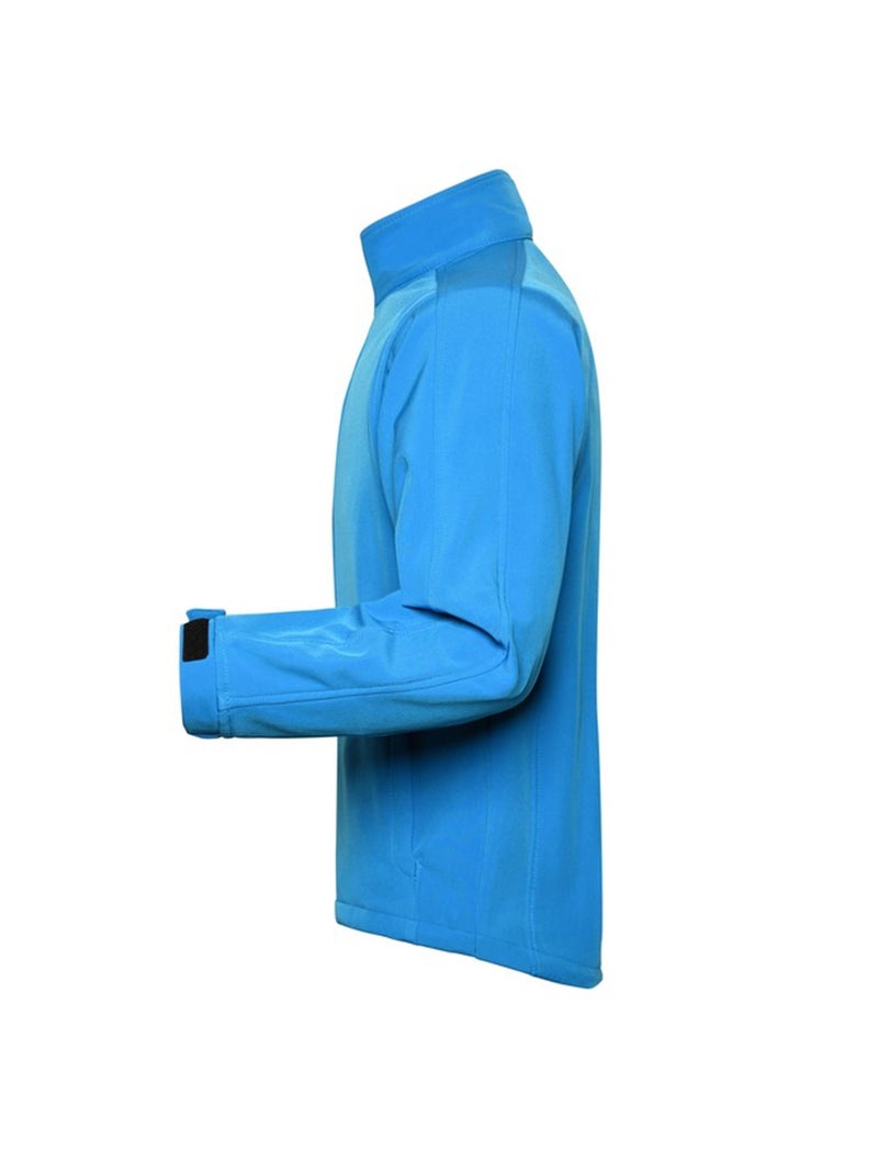 James and Nicholson - Veste softshell Bleu aqua - Kiabi