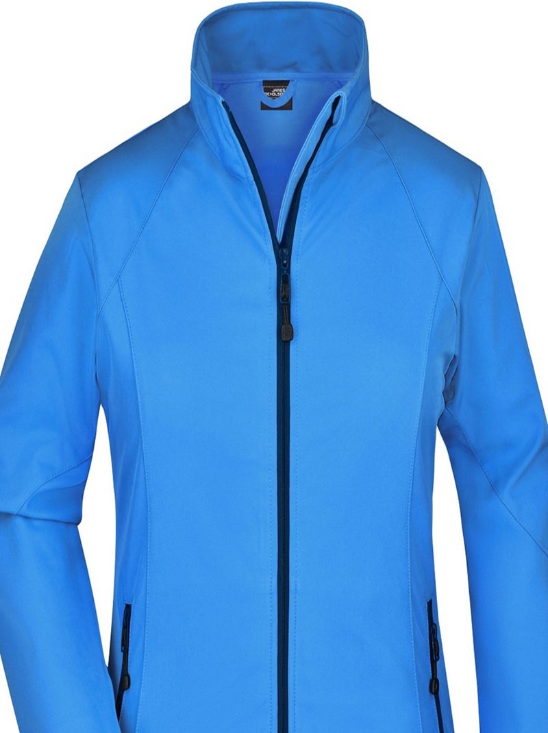 James and Nicholson - Veste softshell Bleu azur - Kiabi