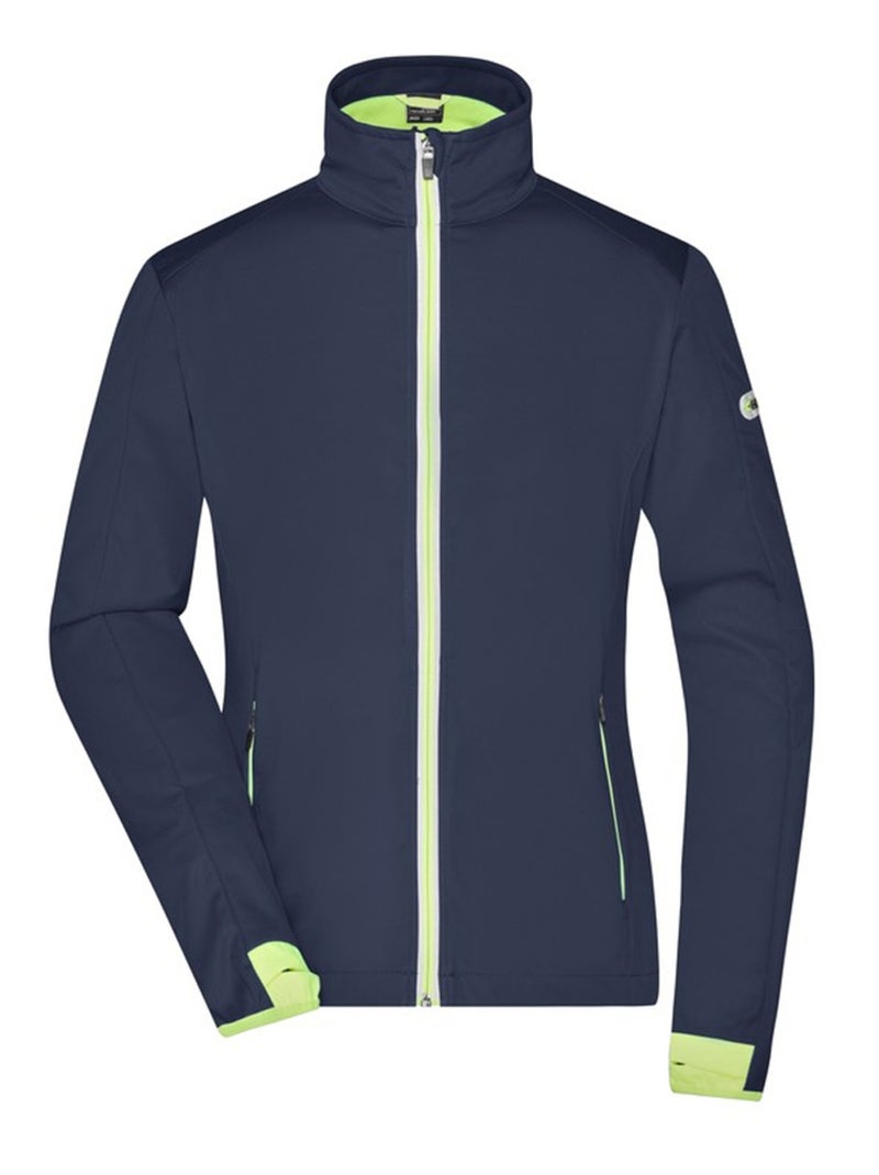 James and Nicholson - Veste softshell Bleu Jaune - Kiabi