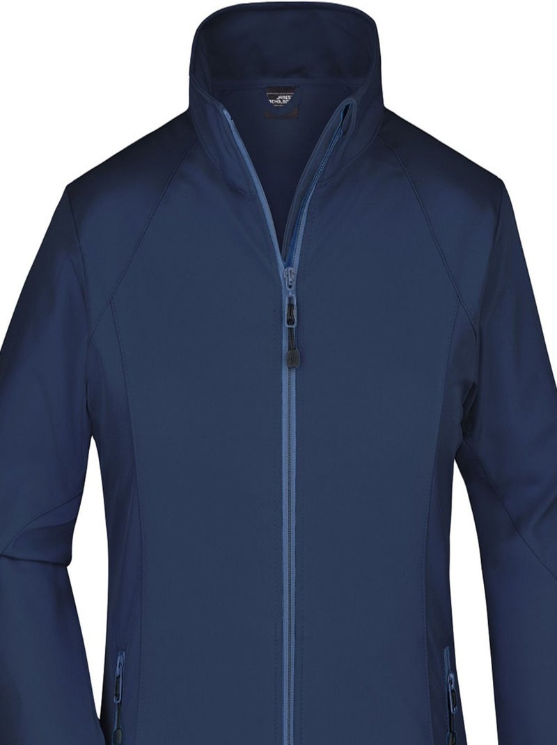 James and Nicholson - Veste softshell Bleu marine - Kiabi