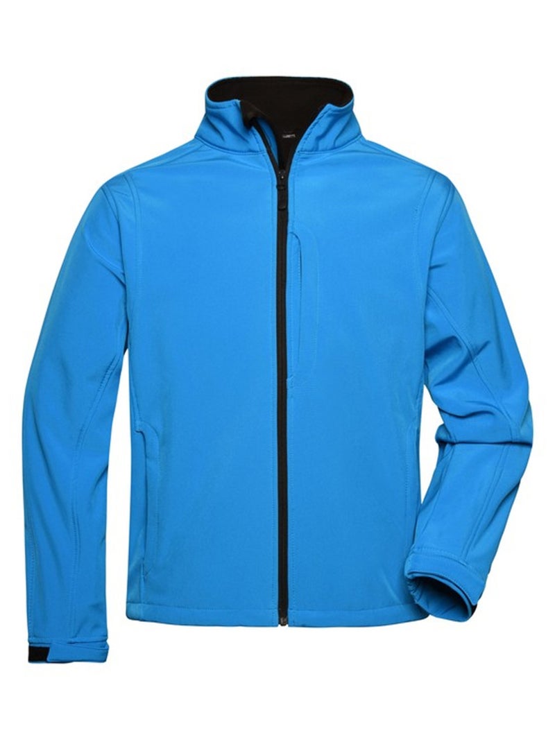 James and Nicholson - Veste softshell Bleu turquoise - Kiabi