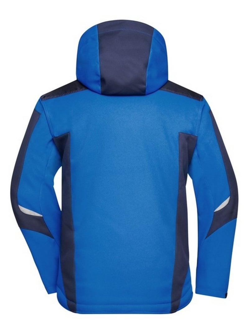 James and Nicholson - Veste softshell CRAFTSMEN Bleu roi - Kiabi
