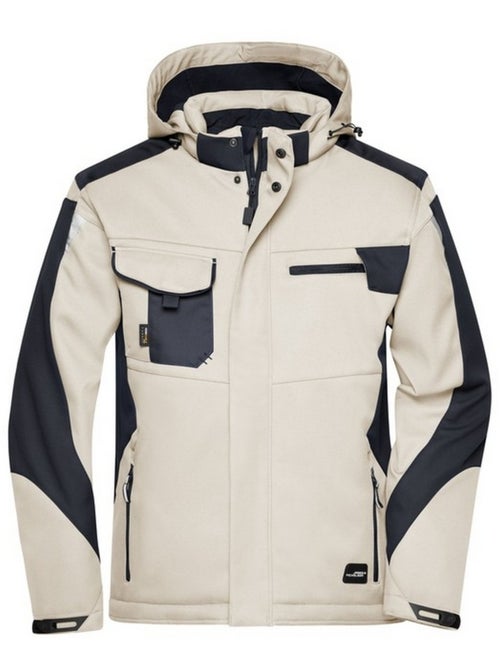 James and Nicholson - Veste softshell CRAFTSMEN - Kiabi