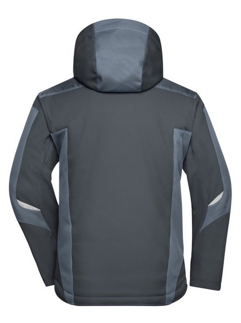 James and Nicholson - Veste softshell CRAFTSMEN Noir - Kiabi