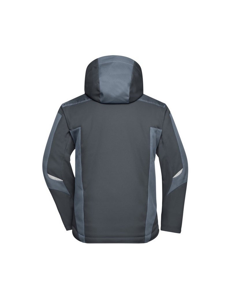 James and Nicholson - Veste softshell CRAFTSMEN Noir Noir - Kiabi
