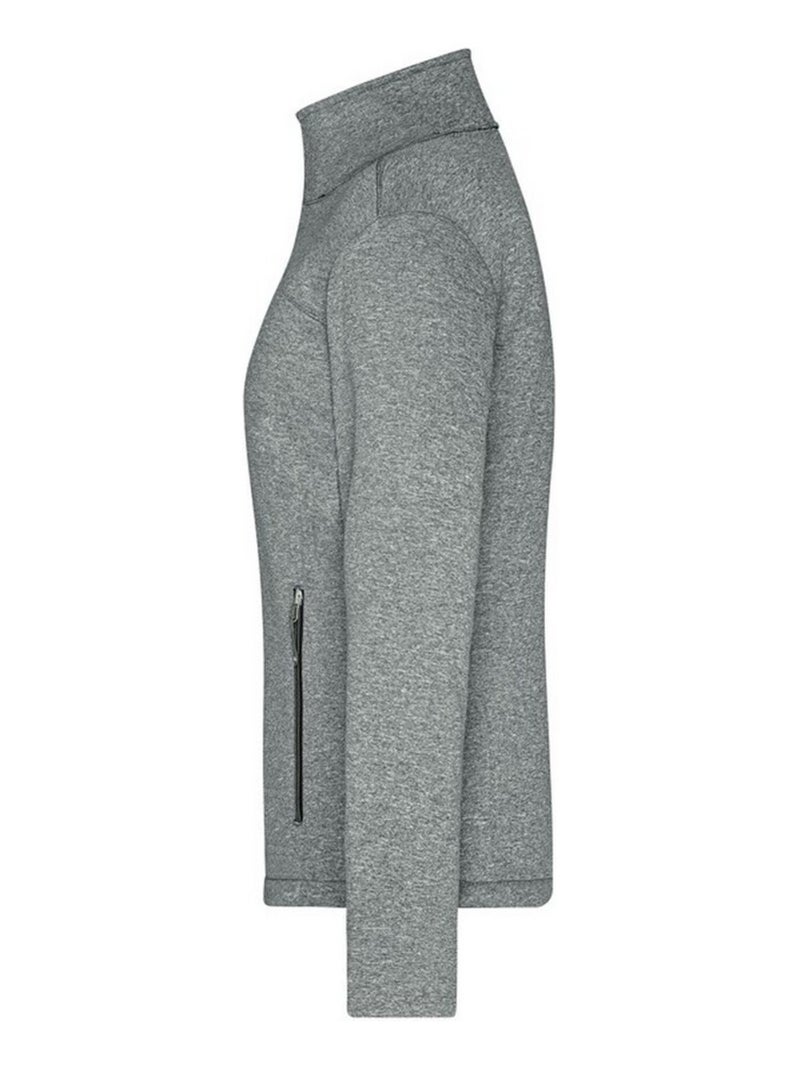 James and Nicholson - Veste softshell Gris chiné - Kiabi