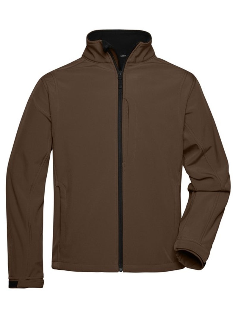 James and Nicholson - Veste softshell Marron - Kiabi