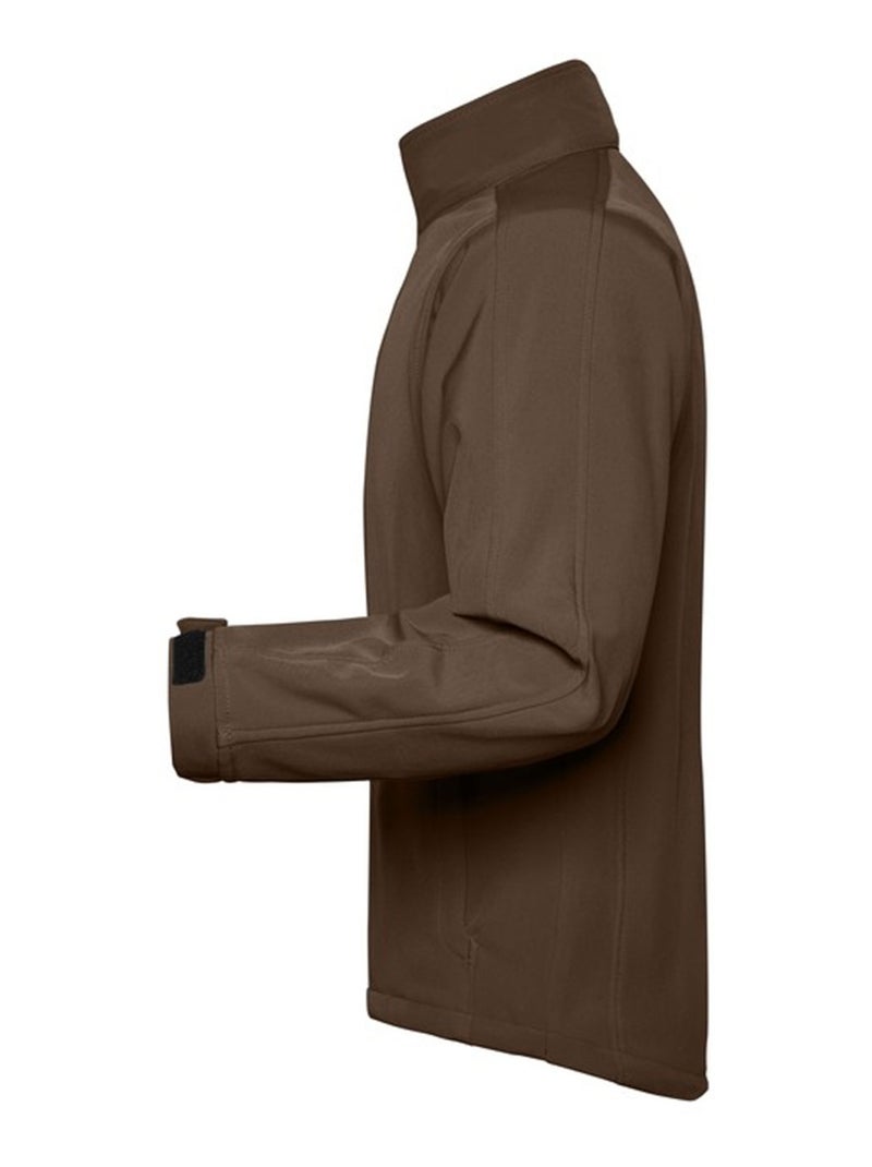 James and Nicholson - Veste softshell Marron - Kiabi