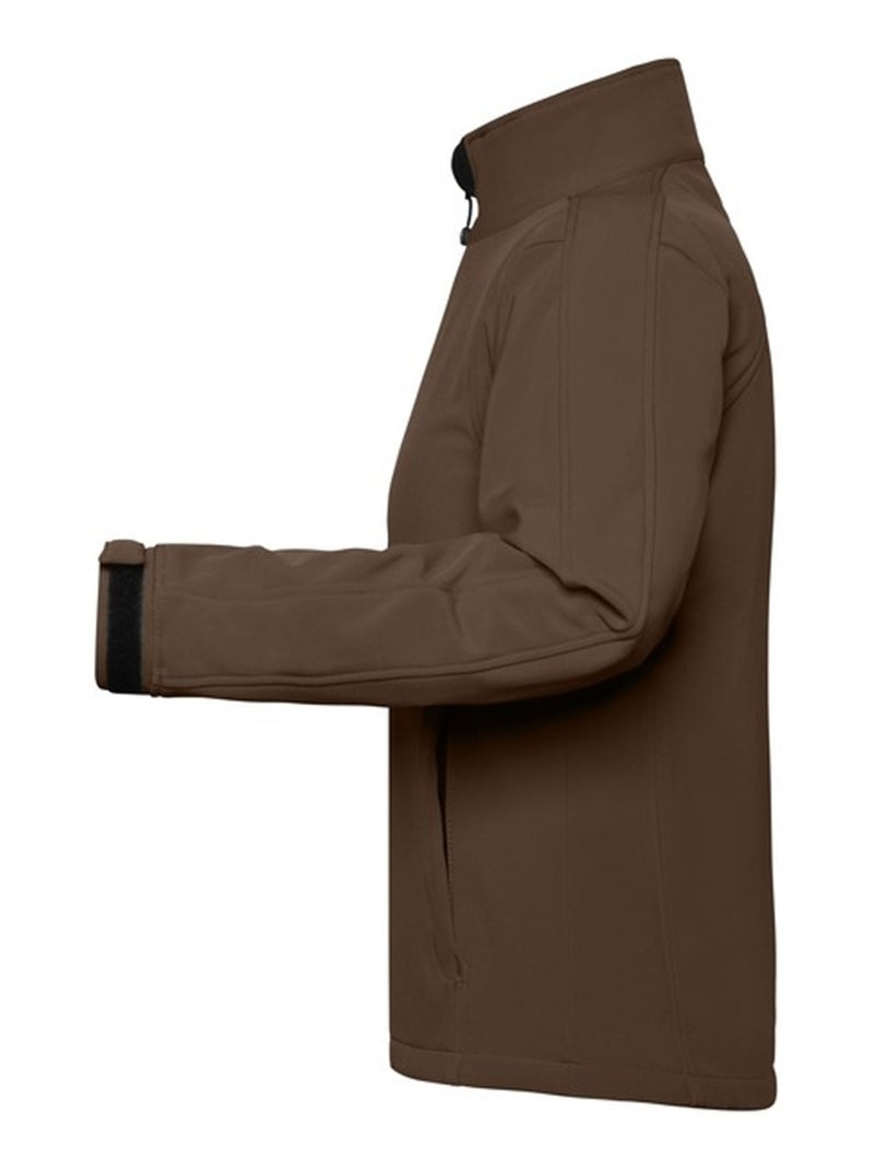 James and Nicholson - Veste softshell Marron - Kiabi