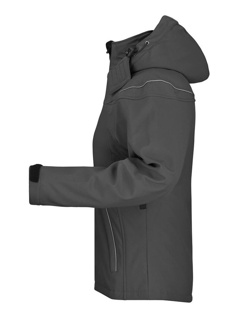 James and Nicholson - Veste softshell Noir - Kiabi