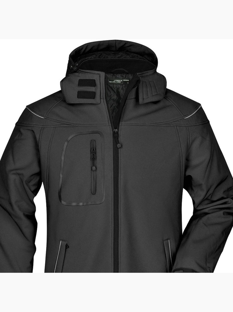 James and Nicholson - Veste softshell Noir - Kiabi
