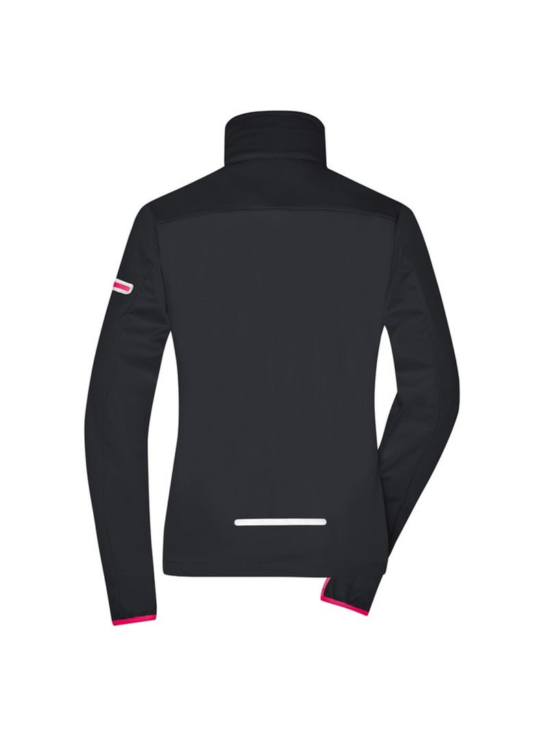 James and Nicholson - Veste softshell Noir Rouge Noir - Kiabi