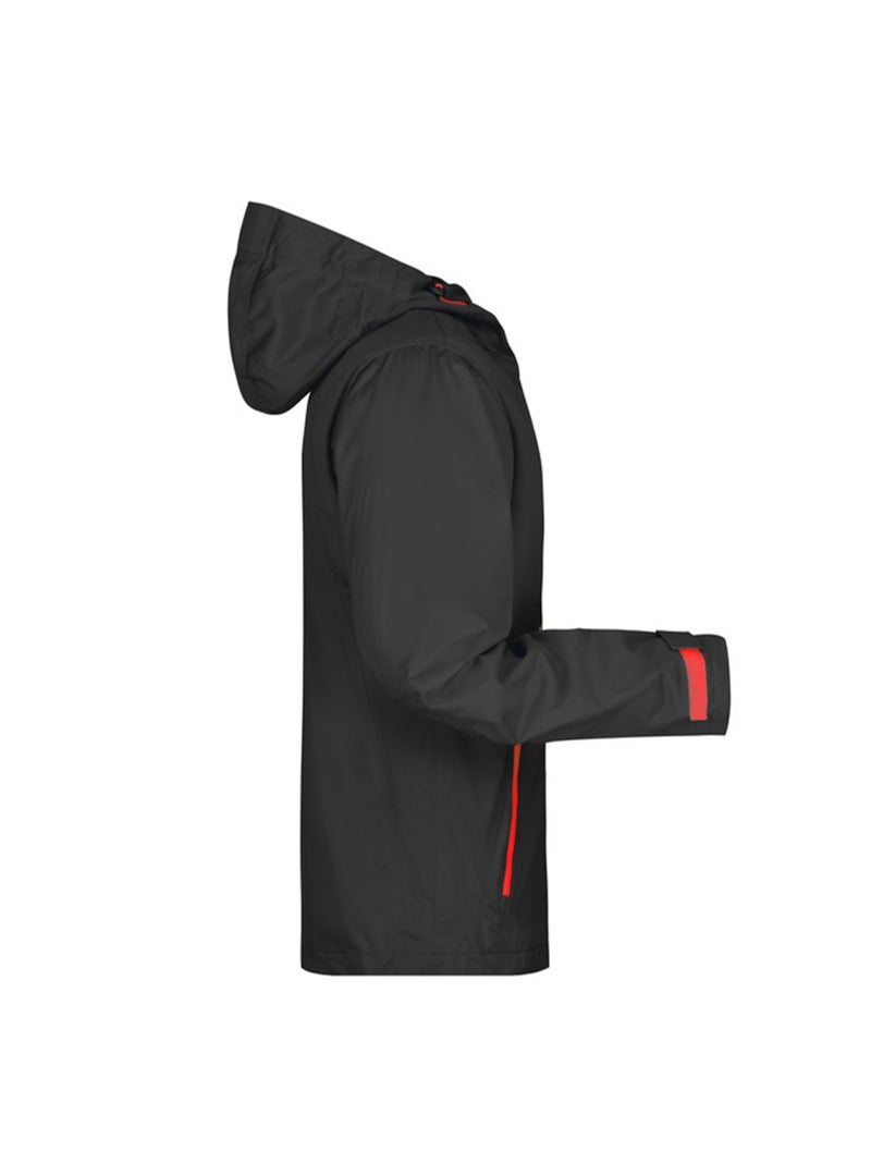 James and Nicholson - Veste softshell Noir Rouge - Kiabi