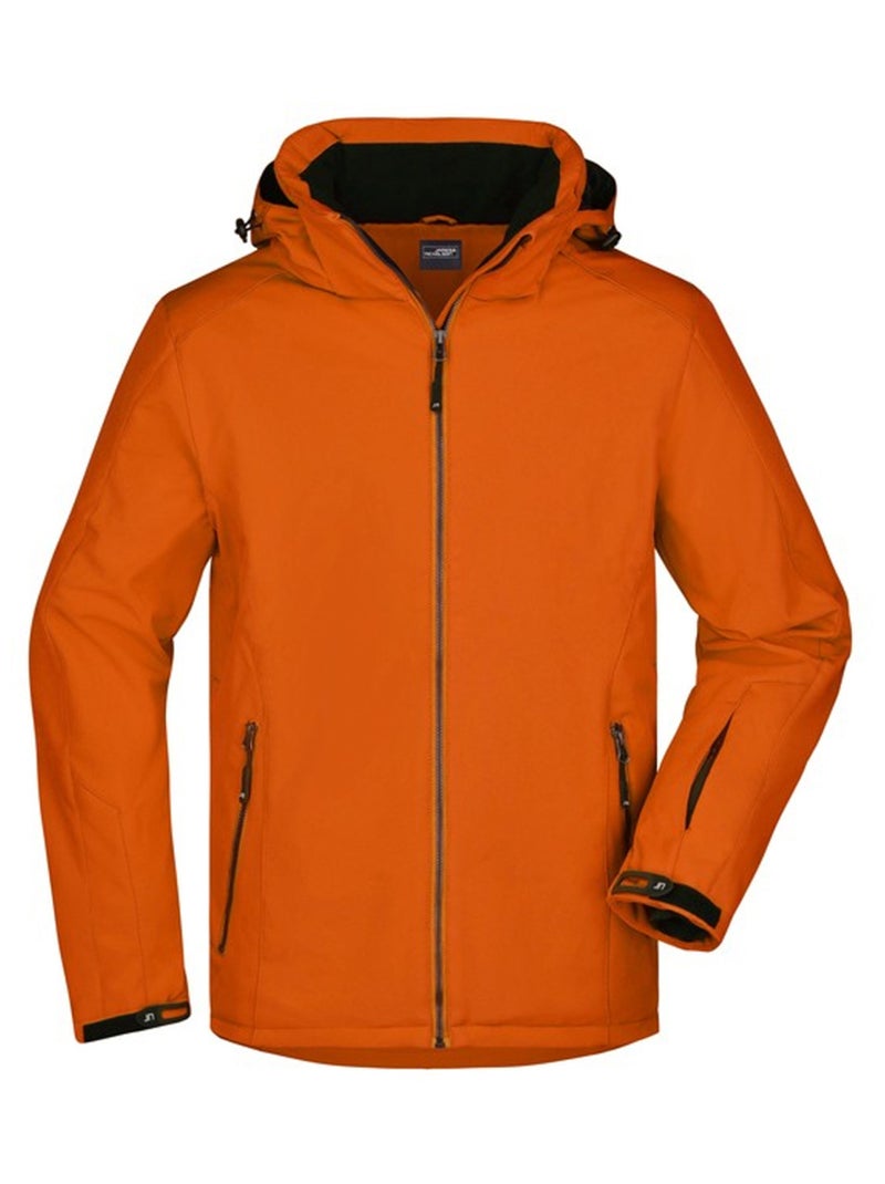 James and Nicholson - Veste softshell Orange clémentine - Kiabi