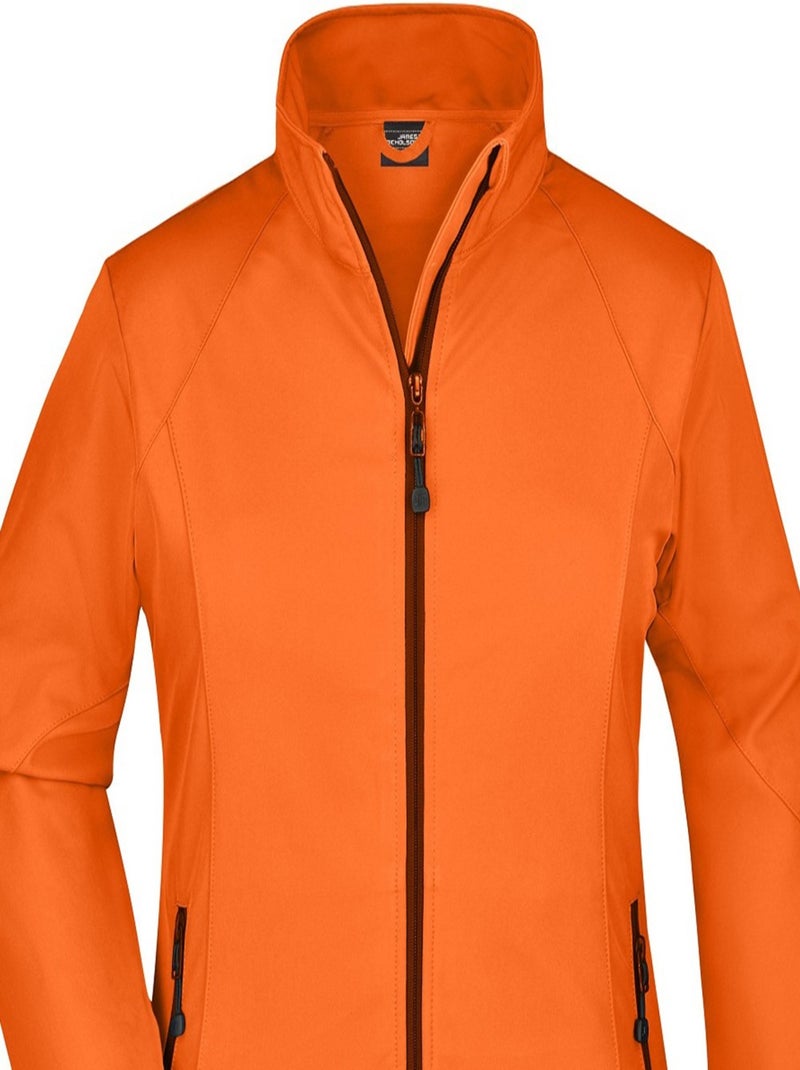 James and Nicholson - Veste softshell Orange - Kiabi