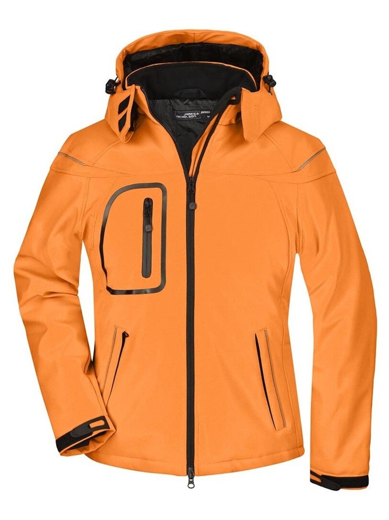 James and Nicholson - Veste softshell Orange - Kiabi