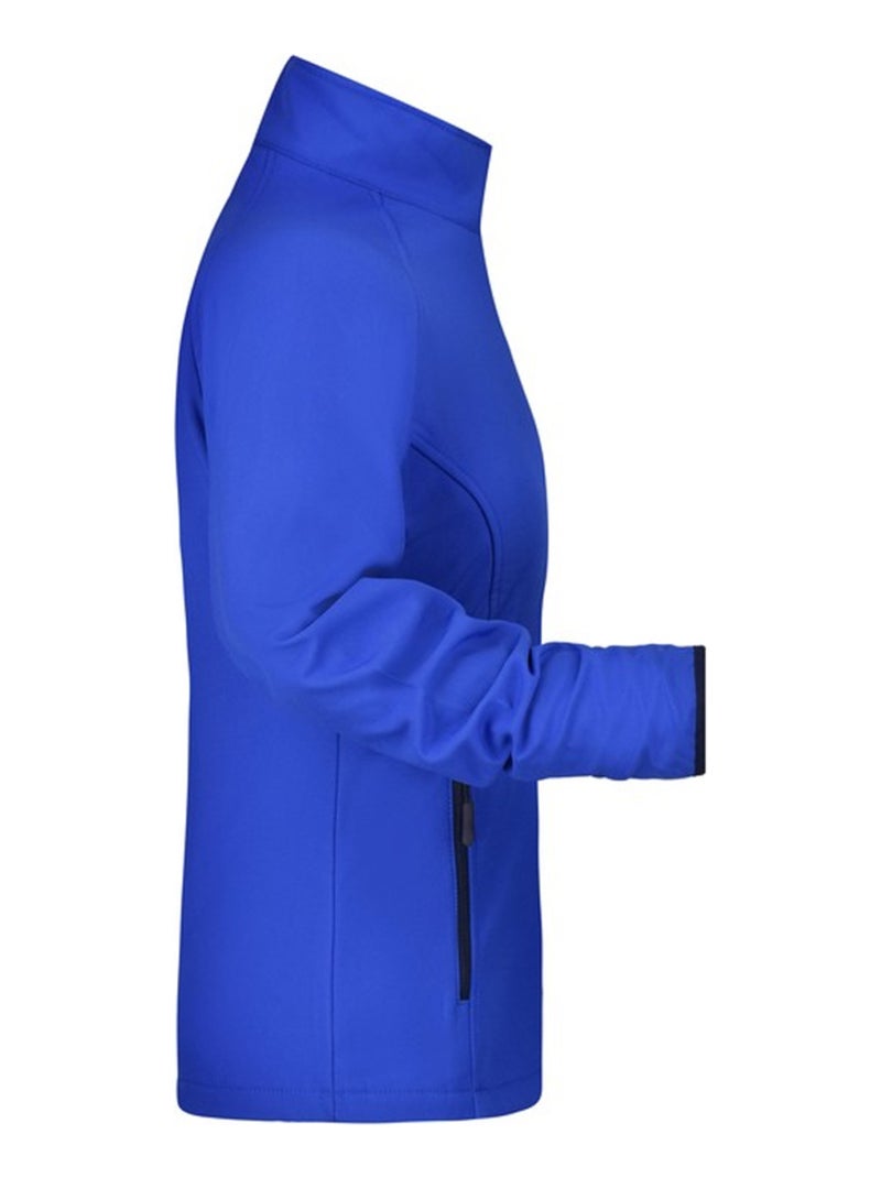 James and Nicholson - Veste softshell PROMO Bleu - Kiabi