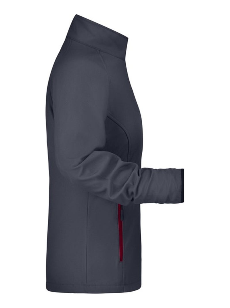 James and Nicholson - Veste softshell PROMO Gris - Kiabi