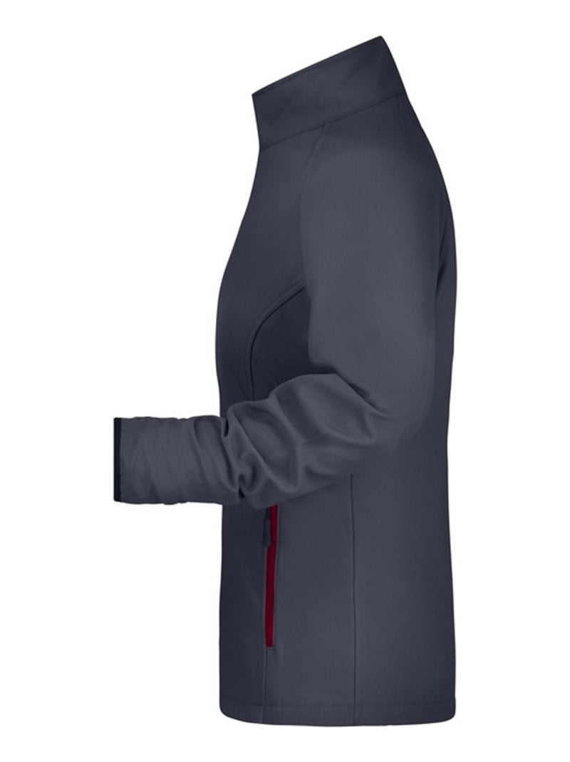 James and Nicholson - Veste softshell PROMO Gris - Kiabi