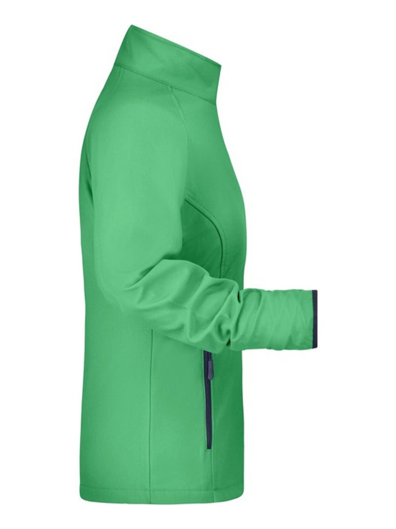 James and Nicholson - Veste softshell PROMO Vert fluo - Kiabi