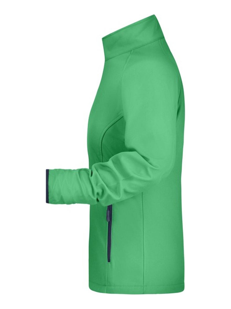 James and Nicholson - Veste softshell PROMO Vert fluo - Kiabi