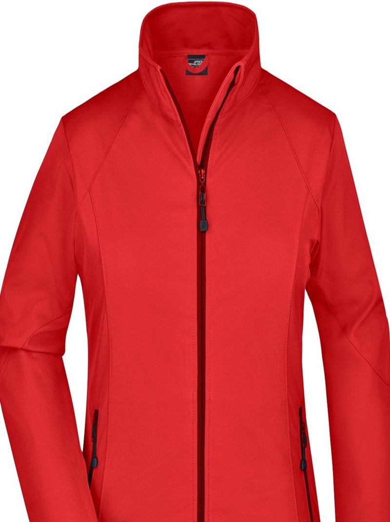 James and Nicholson - Veste softshell Rouge - Kiabi