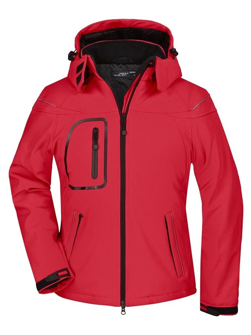 James and Nicholson - Veste softshell Rouge - Kiabi