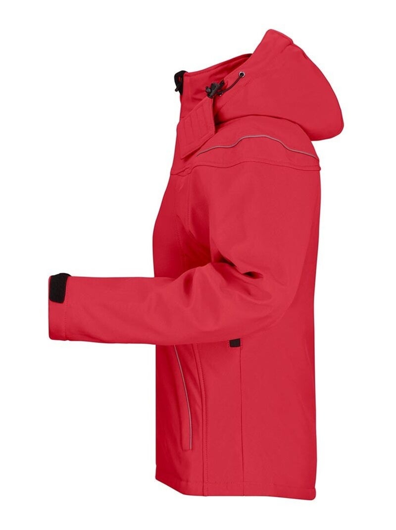James and Nicholson - Veste softshell Rouge - Kiabi