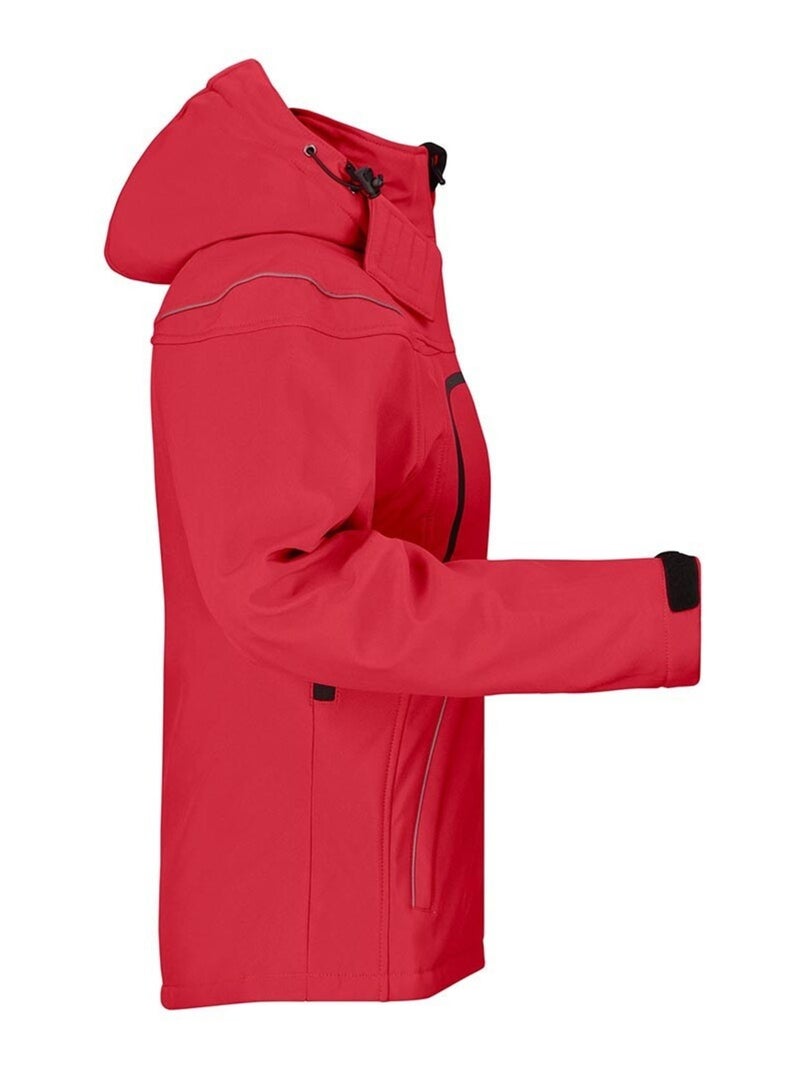 James and Nicholson - Veste softshell Rouge - Kiabi