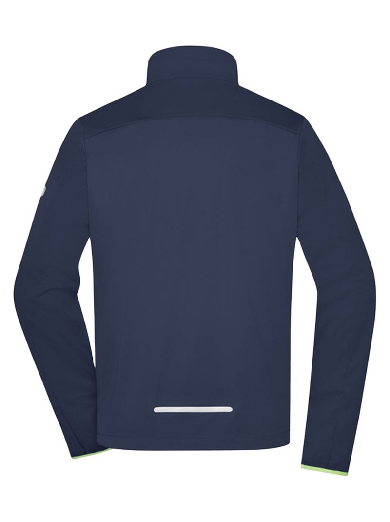 James and Nicholson - Veste softshell sports Bleu Jaune - Kiabi