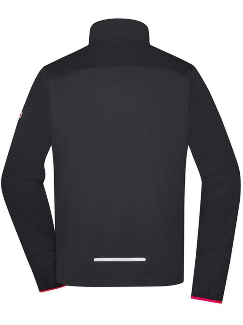 James and Nicholson - Veste softshell sports Noir Rouge Noir - Kiabi