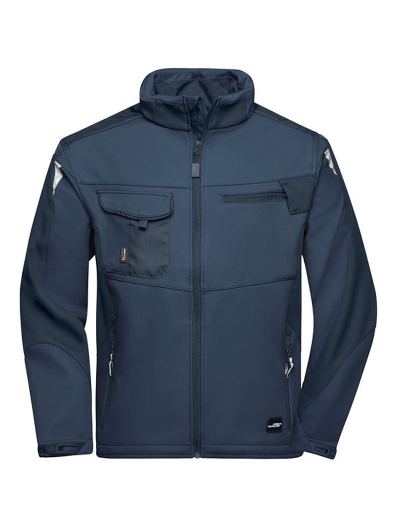 James and Nicholson - Veste softshell STRONG Bleu marine - Kiabi
