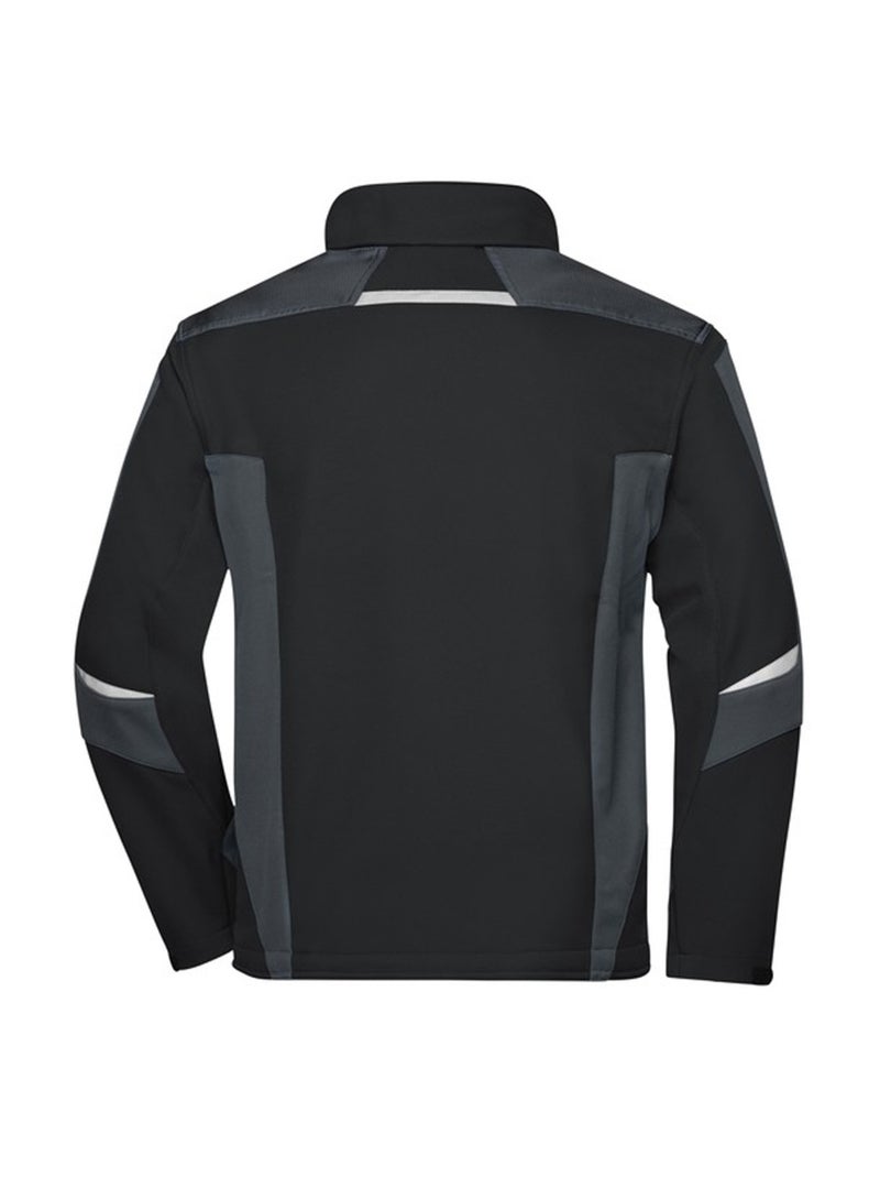 James and Nicholson - Veste softshell STRONG Noir Noir - Kiabi