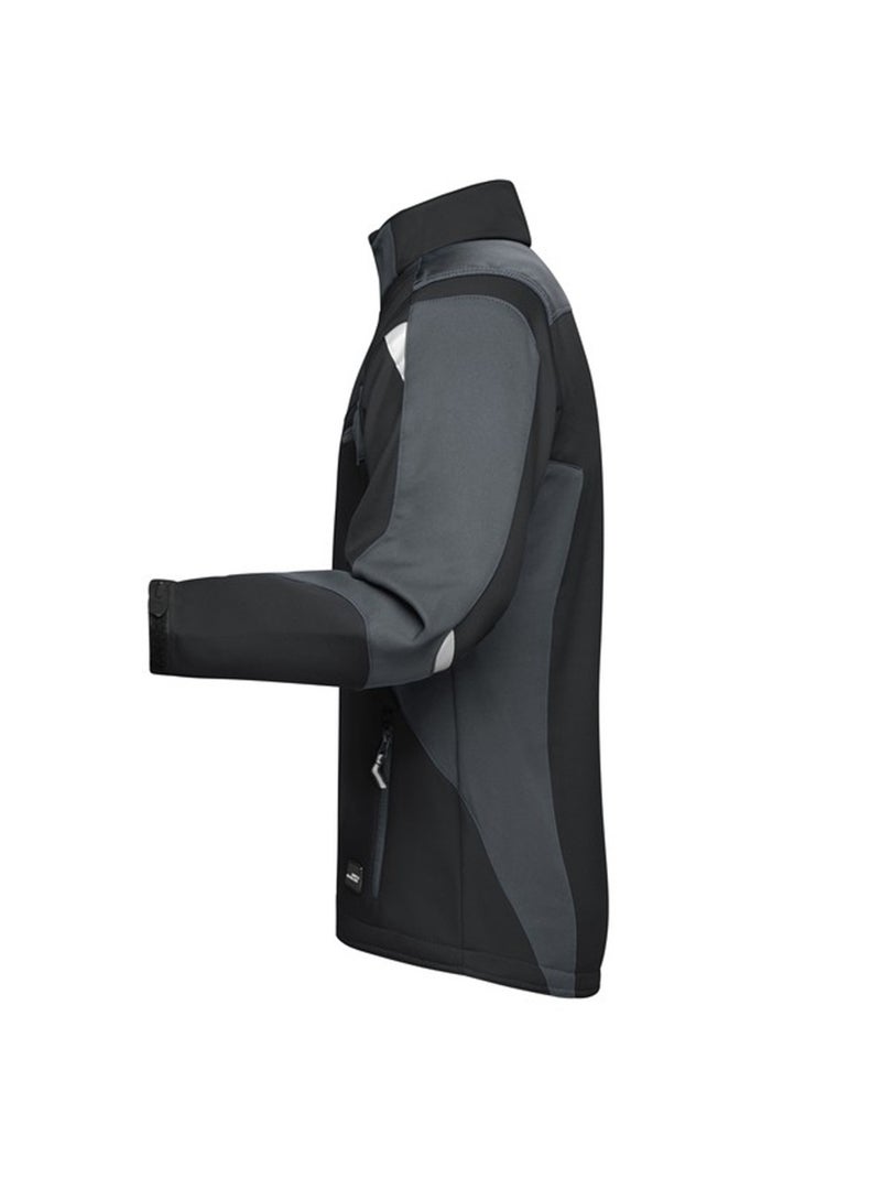 James and Nicholson - Veste softshell STRONG Noir Noir - Kiabi