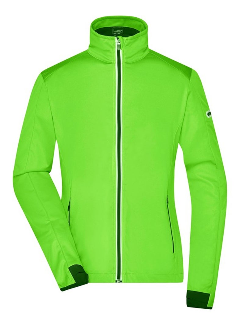 James and Nicholson - Veste softshell Vert fluo - Kiabi