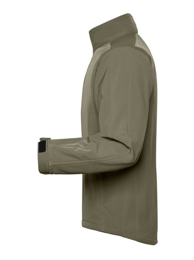 James and Nicholson - Veste softshell Vert olive - Kiabi