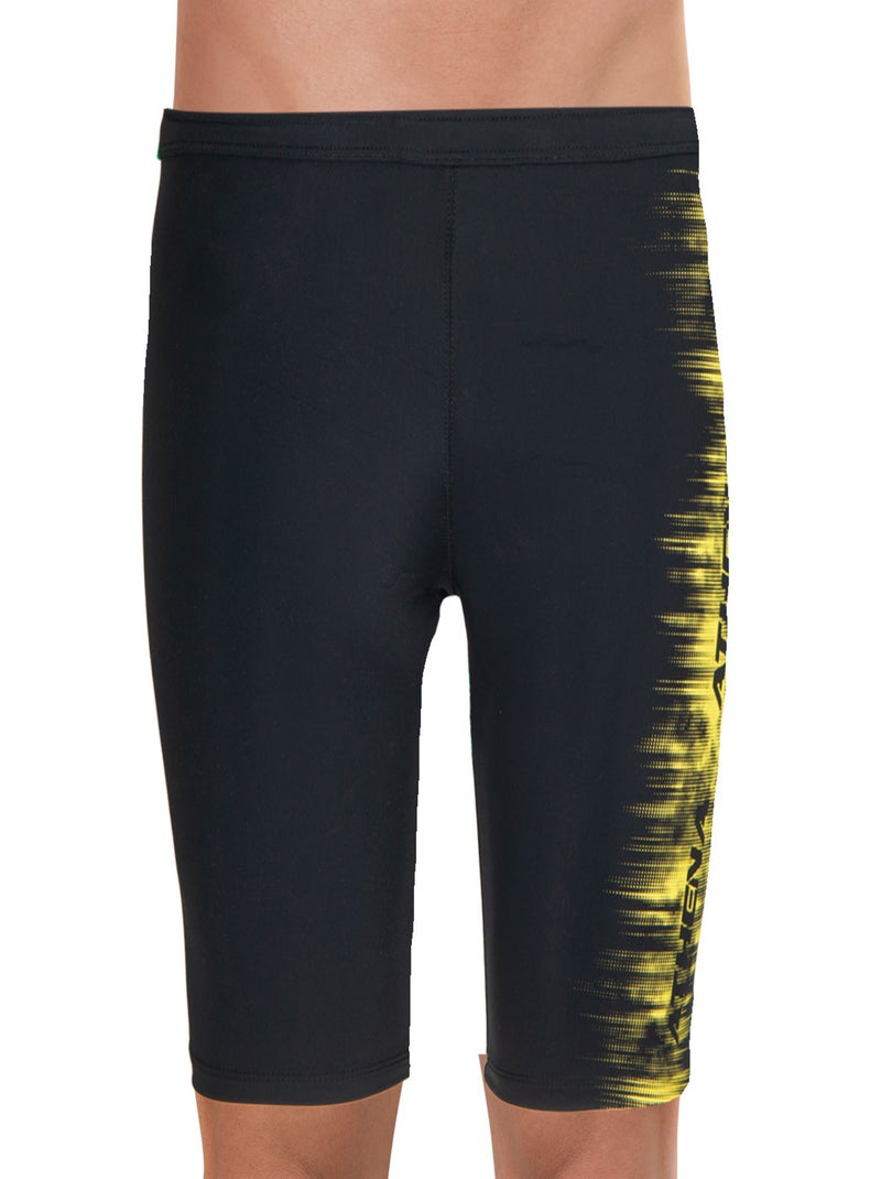 Jammer de bain homme Sport Sérigraphie Athena Noir Jaune - Kiabi