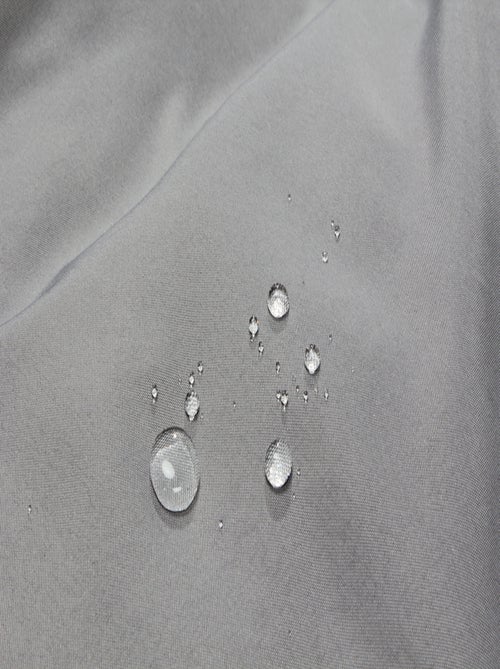 JANE Fauteuil œuf sur pied en résine gris effet rotin - Kiabi