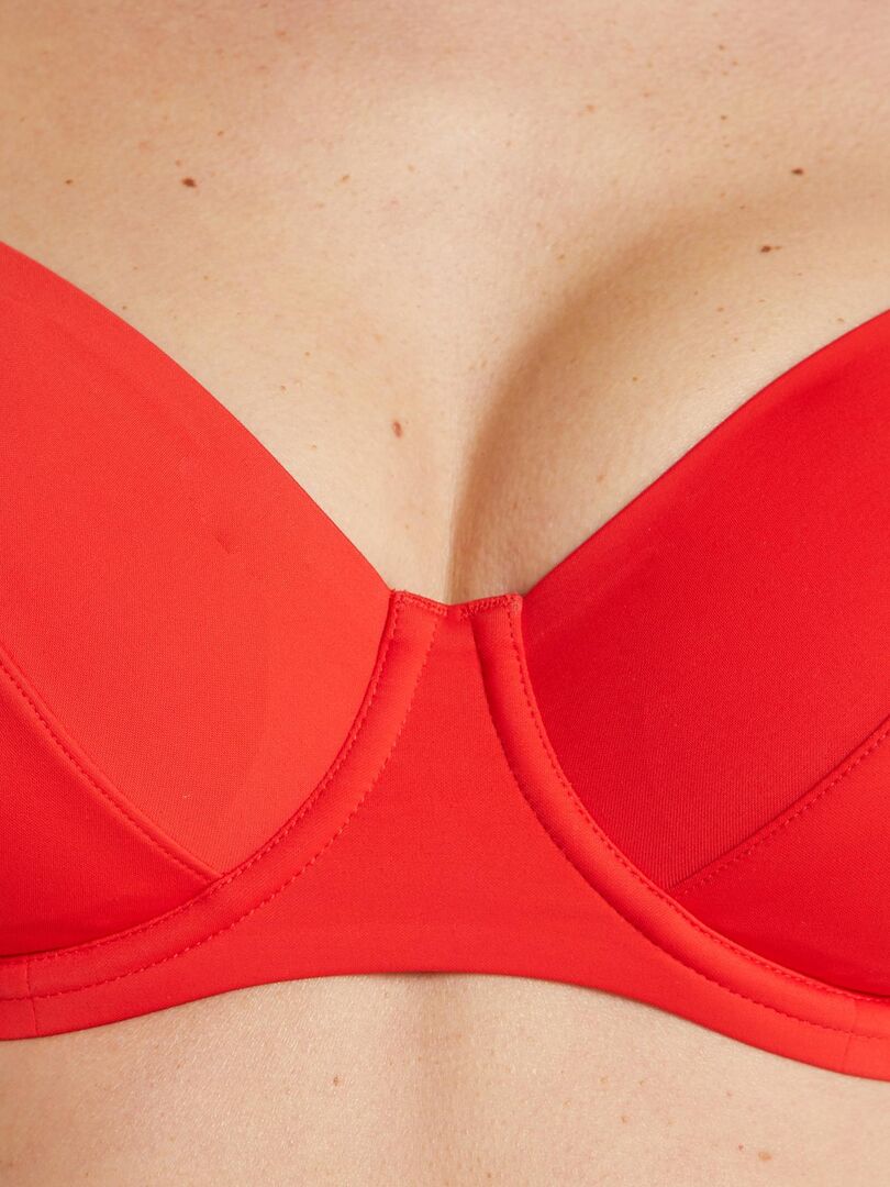 Jane maillot de bain emboitant Rouge - Kiabi