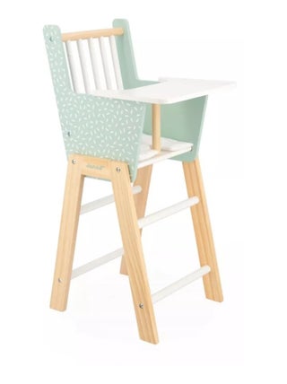 Janod - Chaise haute en bois Zen pour poupée