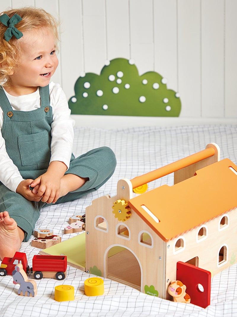Janod - Ma première ferme en bois Multicolore - Kiabi