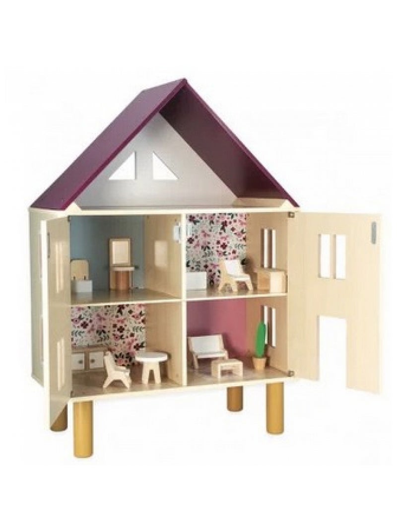 Janod - Maison de poupée en bois Twist Rose - Kiabi