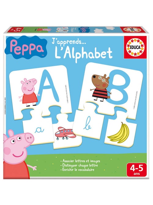 J'apprends l'alphabet : Peppa Pig - Kiabi