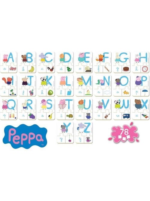 J'apprends l'alphabet : Peppa Pig - Kiabi