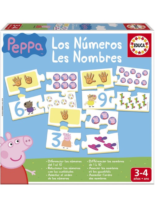 J'apprends les nombres : Peppa Pig - Kiabi