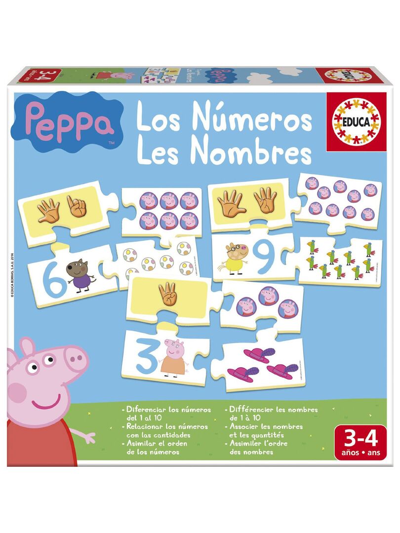 J'apprends les nombres : Peppa Pig N/A - Kiabi